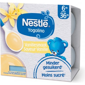 Nestlé Yogolino Mléčný dezert s příchutí vanilky 4 x 100 g