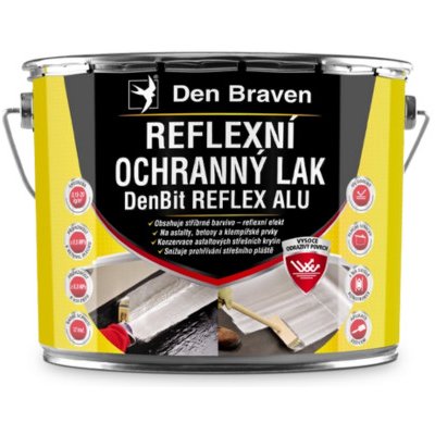 Den Braven Reflexní ochranný lak Den Braven DenBit REFLEX ALU 4,5 kg – Zbozi.Blesk.cz