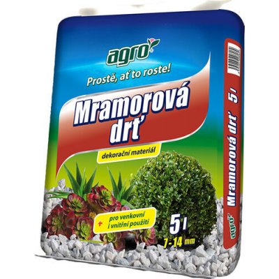 AGRO CS AGRO Mramorová drť 7 - 14 mm 5 l – Zbozi.Blesk.cz