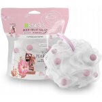 Agiva Cosmetics Nature of Agiva 2v1 mycí houbička s mýdlem s vůní růže a čokolády – Zboží Dáma