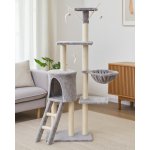 Aga Škrabadlo šedé 55 x 34 x 139 cm – Hledejceny.cz