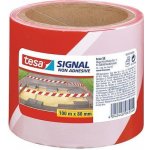 Tesa bariérová výstražná páska signal 58137 100 m × 80 mm červeno-bílá – Zboží Dáma