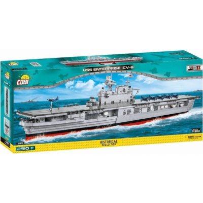 Cobi 4815 Americká letecká loď USS Enterprise CV-6, 1: 300, 2510 k – Zboží Dáma