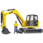 Bruder 2466 Pásový minibagr CATERPILLAR s figurkou – Zbozi.Blesk.cz