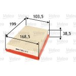 Vzduchový filtr VALEO 585277 – Hledejceny.cz