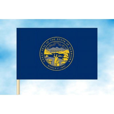 LIBEA, s.r.o. Nebraska vlajka Rozměr: 100×150 cm, Uchycení: Návlek na žerď – Hledejceny.cz