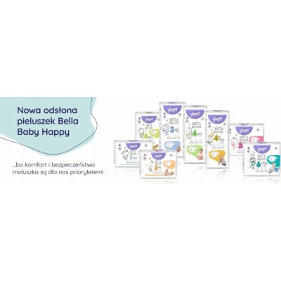 Bella Baby Happy Soft&Delicate 4+ Maxi Plus 9–15 kg 40 ks