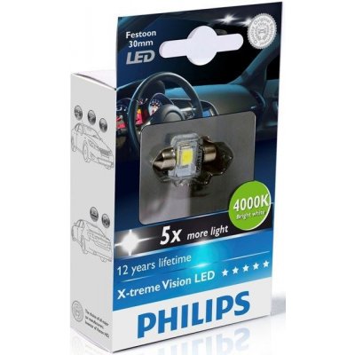 Philips X-tremeVision 129404000KX1 C5W SV8,5 12V 1W – Hledejceny.cz