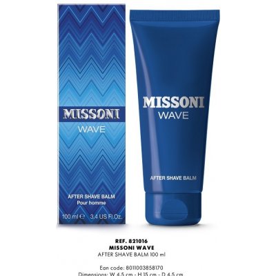 Missoni Wave After Shave Balm balzám po holení 100 ml – Hledejceny.cz