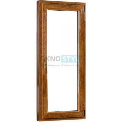 OKNOSTYL.cz REHAU Smartline+ pravé Bílá/Zlatý dub 80 x 208 cm – Hledejceny.cz
