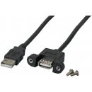 Roline 11.02.8977 USB 3.0 SuperSpeed kabel prodlužovací, USB3.0 A(M) - USB3.0 A(F), 0,8m, černý