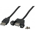 Roline 11.02.8977 USB 3.0 SuperSpeed kabel prodlužovací, USB3.0 A(M) - USB3.0 A(F), 0,8m, černý – Zbozi.Blesk.cz