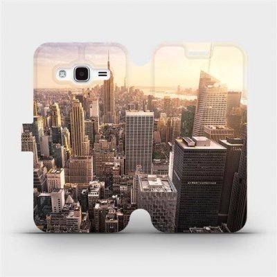 Pouzdro Mobiwear Parádní flip Samsung Galaxy J3 2016 - M138P - New York – Zboží Mobilmania