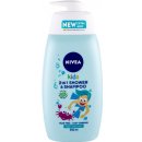 Nivea Kids 2in1 Shower & Shampoo jemný sprchový gel a šampon 2 v1 500 ml