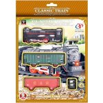 Dudlu Vláček souprava vlaková mašinka 2 vagony nákladní na baterie Zvuk plast – Zboží Dáma