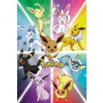 Plakát, Obraz - Pokemon - Eevee Evolution, (61 x 91,5 cm) – Zboží Dáma
