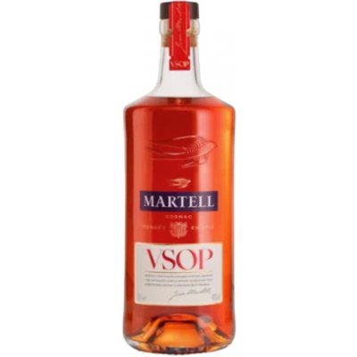 Martell VSOP Aged in Red Barrels 40% 0,7 l (holá láhev) – Zboží Dáma