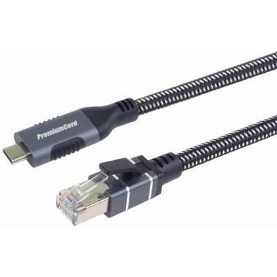 PremiumCord ku31net2 Ethernetový USB-C -> LAN RJ45 10/100/1000 MBIT, 2m – Zboží Živě