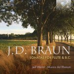 J.D. BRAUN - Sonatas for Flute and B.c. - Musica Ad Rhenum, Jed Wentz CD – Hledejceny.cz