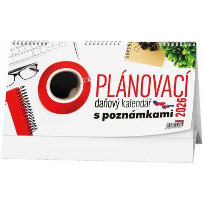 Stolní Baloušek Plánovací daňový s poznámkami 2026 – Zboží Mobilmania