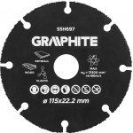 Graphite Kotouč řezný 115 x 22 mm 55H697 – Zboží Dáma