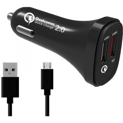 Winner micro-USB Qualcomm 2 x USB 30 W černá 1 m micro USB kabel – Zbozi.Blesk.cz