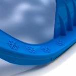 BABY MIX Plastové sáňky s opěradlem SNOW STAR zelená – Hledejceny.cz