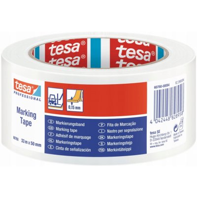 Tesa tape výstražná značkovací páska 50 mm x 33 m bílá – Zboží Dáma