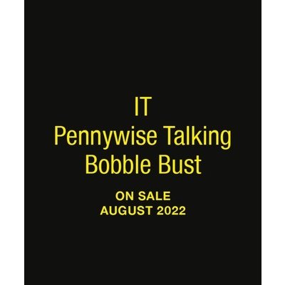 It: Pennywise Talking Bobble Bust – Hledejceny.cz