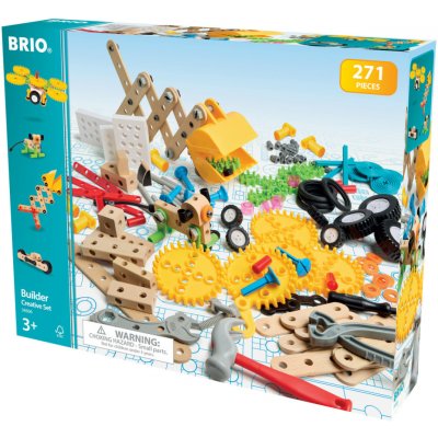 BRIO Builder - 34606 Builder Kindergartenset, 271 tlg. | 271-teiliges Lern- und Konstruktionsspielzeug für Kinder ab 3 Jahren – Zboží Dáma