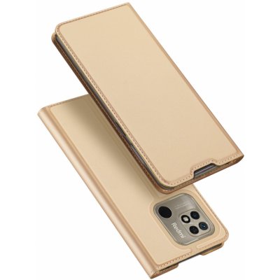 Dux Ducis pouzdro Skin Pro Bookcase Xiaomi RedMi 10C gold / zlaté