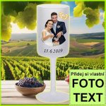 Bezvadný dárek Sklenice na víno s vlastním potiskem 275 ml – Hledejceny.cz