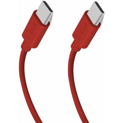 SBS - Kabel USB-C/USB-C, 60W, PD, 1.5m, červená – Zboží Živě
