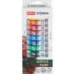Barvy akrylové 12ks 12ml – Zboží Dáma Barvy akrylové 12ks 12ml – Zboží Dáma