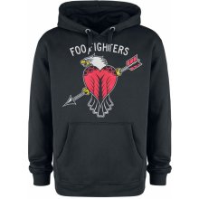 Foo Fighters Amplified Collection Eagle Tattoo černá Mikina s kapucí