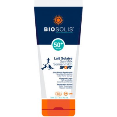 Biosolis Bio opalovací mléko Sport SPF50 75 ml