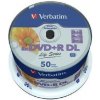 8 cm DVD médium Verbatim DVD+R 8,5GB, 8x, printable, spindle, 50ks (43759)