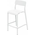 Zahradní barová židle Ferne plastová bílá 98,5 x 54,5 x 37 cm FRIK5510-S449 – Hledejceny.cz