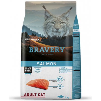 Bravery Cat ADULT losos 2 kg