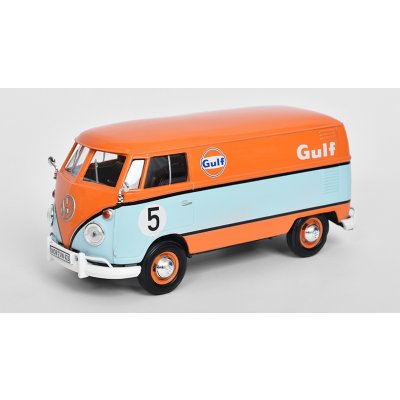 MOTORMAX Volkswagen T1 Type 2 Delivery Van 5 1961 Gulf 1:24 – Zboží Mobilmania