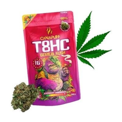 Canapuff T8HC Gorilla Kush 0,2% THC 1 g – Hledejceny.cz