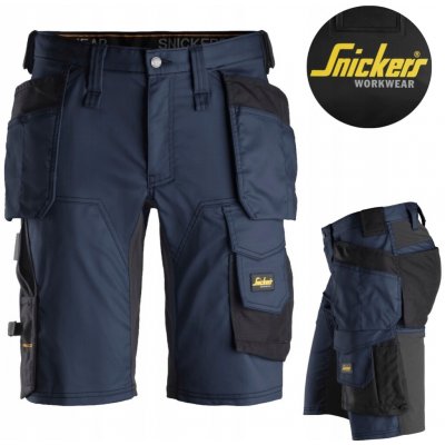 Snickers Workwear pracovní kraťasy AllroundWork Stretch tmavě modré – Sleviste.cz