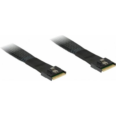 Inter-Tech (SFF-8654 8i) Slim SAS na (SFF-8654 8i) Slim SAS, 0,75m 88885639 – Zboží Živě
