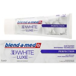 Specifikace Blend A Med 3d White Luxe Perfection Belici Pasta Proti Skvrnam Na Zubni Sklovine 75 Ml Heureka Cz