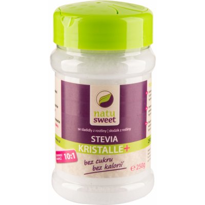 Natursweet Stevia Kristalle 10:1 sladidlo 250 g – Hledejceny.cz