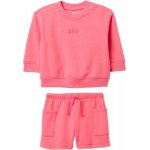 Gap CREW LOGO Dětský mikinový set, růžová – Zboží Dáma