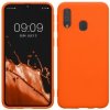 Pouzdro a kryt na mobilní telefon Samsung Pouzdro Kwmobile Samsung Galaxy A40 oranžové