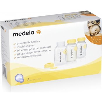 Medela Sada lahviček NEW na uskladnění mléka 3ks unicolor