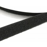 Suchý zip samolepící mechová měkká část chlup 20mm černý metráž – Hledejceny.cz