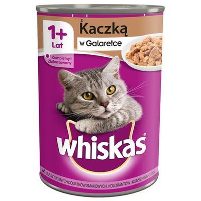 WHISKAS kachna v želé 400 g x 24